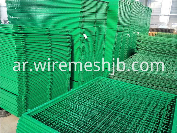 Green Welded Wire Mesh Fence